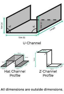 sheet metal bending u channel|sheet metal bending specifications.